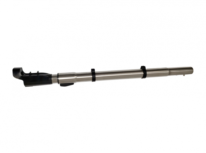 Electric telescopic wand with power cord clips - Stainless steel